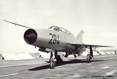 MIG-21U Vorstartlinie Bautzen 1974